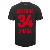 Bayer Leverkusen Granit Xhaka #34 Hemmatröja 2023-24 Korta ärmar